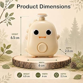 Dino Electric Nail Trimmer for Kids – Safe & Easy Nail Care